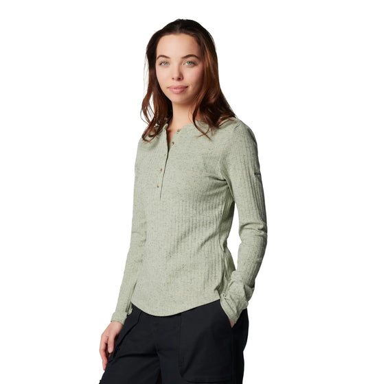 Columbia Womens Brea Falls Henley Long Sleeve Safari Small
