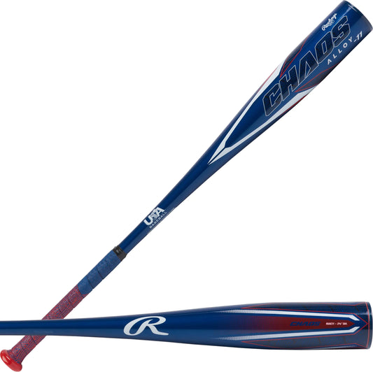 Rawlings | Chaos Baseball Bat | USA | -11 Drop | 2 5/8" Barrel | 1 Pc. Aluminum | 27"