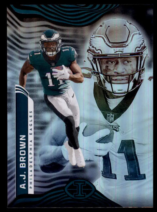 A.J. Brown football card from Panini Illusions 2022 Philadelphia Eagles collection