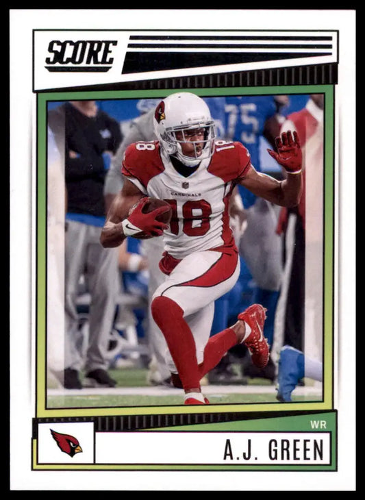 A.J. Green football card from 2022 Score series featuring Arizona Cardinals player