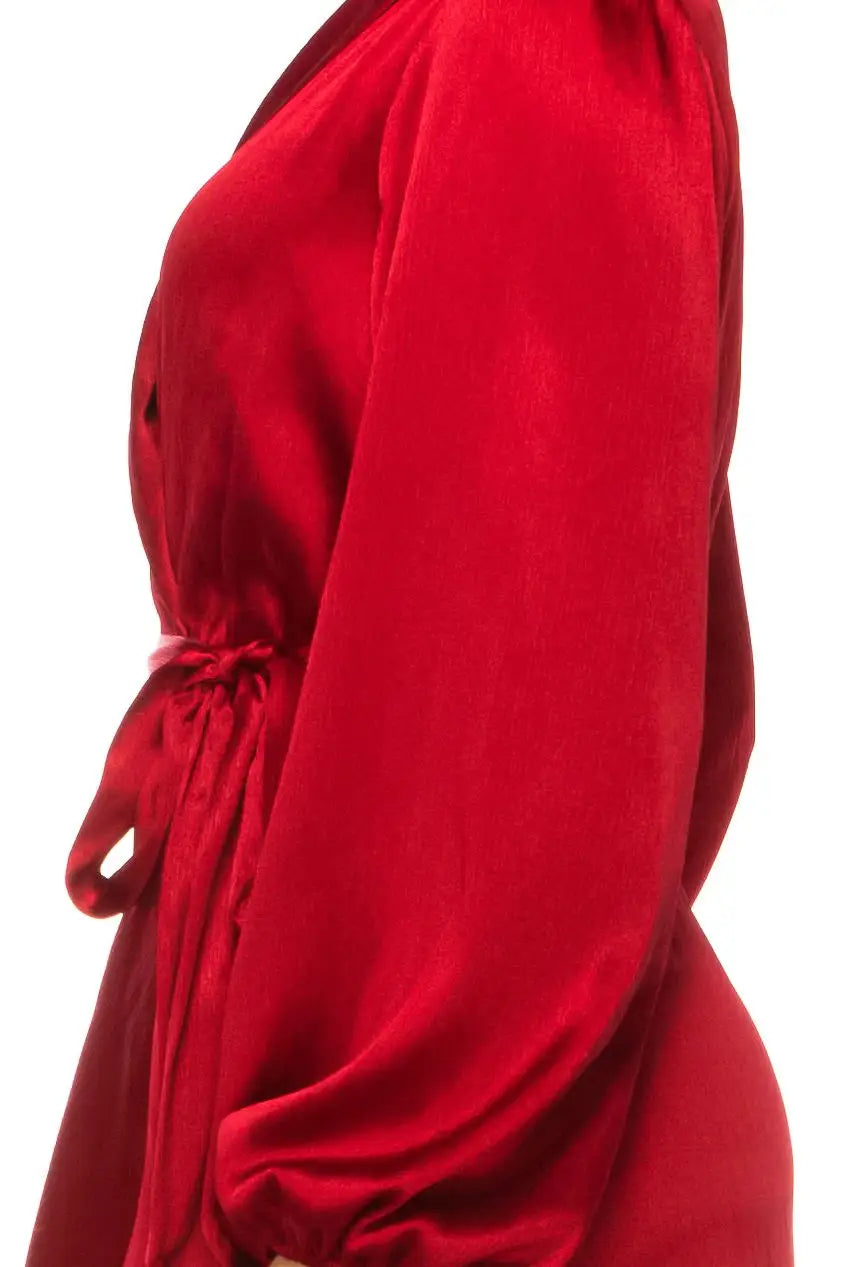 A+ Maison Tara Scarlet Midi LAST ONE! Cocktail Party Dress Small SIZE 6 Remaining! Women’s Apparel - 6 - Cocktail Dress