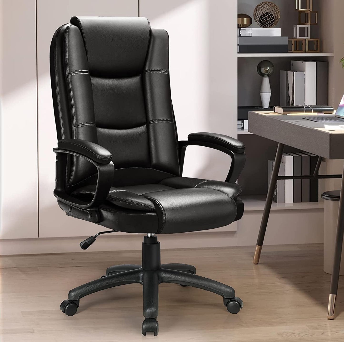 Ergonomic Executive Chair with Lumbar Support-0