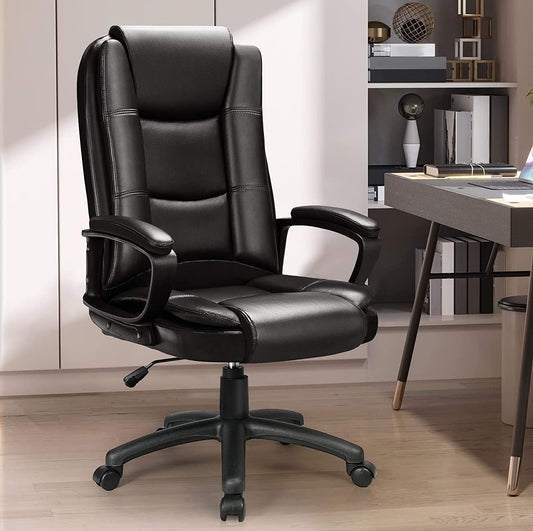 Ergonomic Executive Chair with Lumbar Support-0