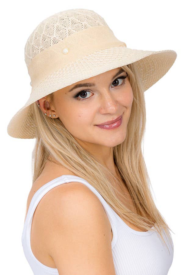 LAST ONES! Great Price! Ladies Crochet Fabric, Day Hat