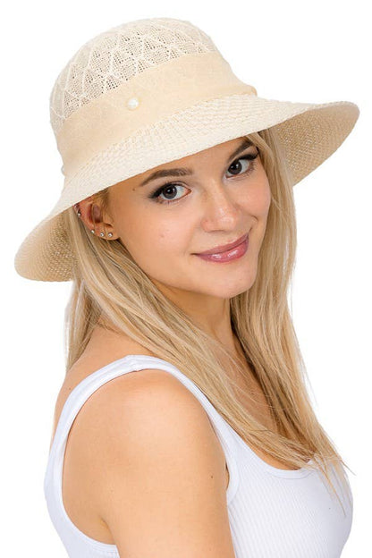 LAST ONES! Great Price! Ladies Crochet Fabric, Day Hat