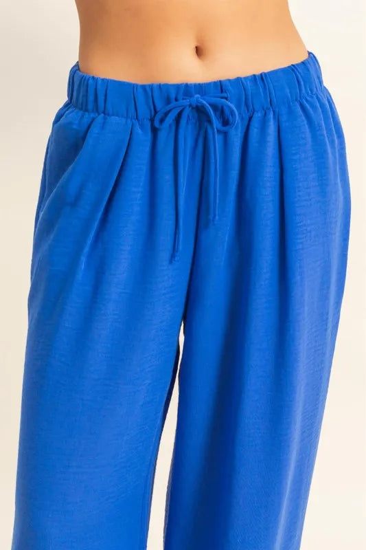 HYFVE Elasticized Waist Wide Leg Pants