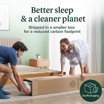 Twin Green Tea Infused Memory Foam Mattress Medium Firm-2