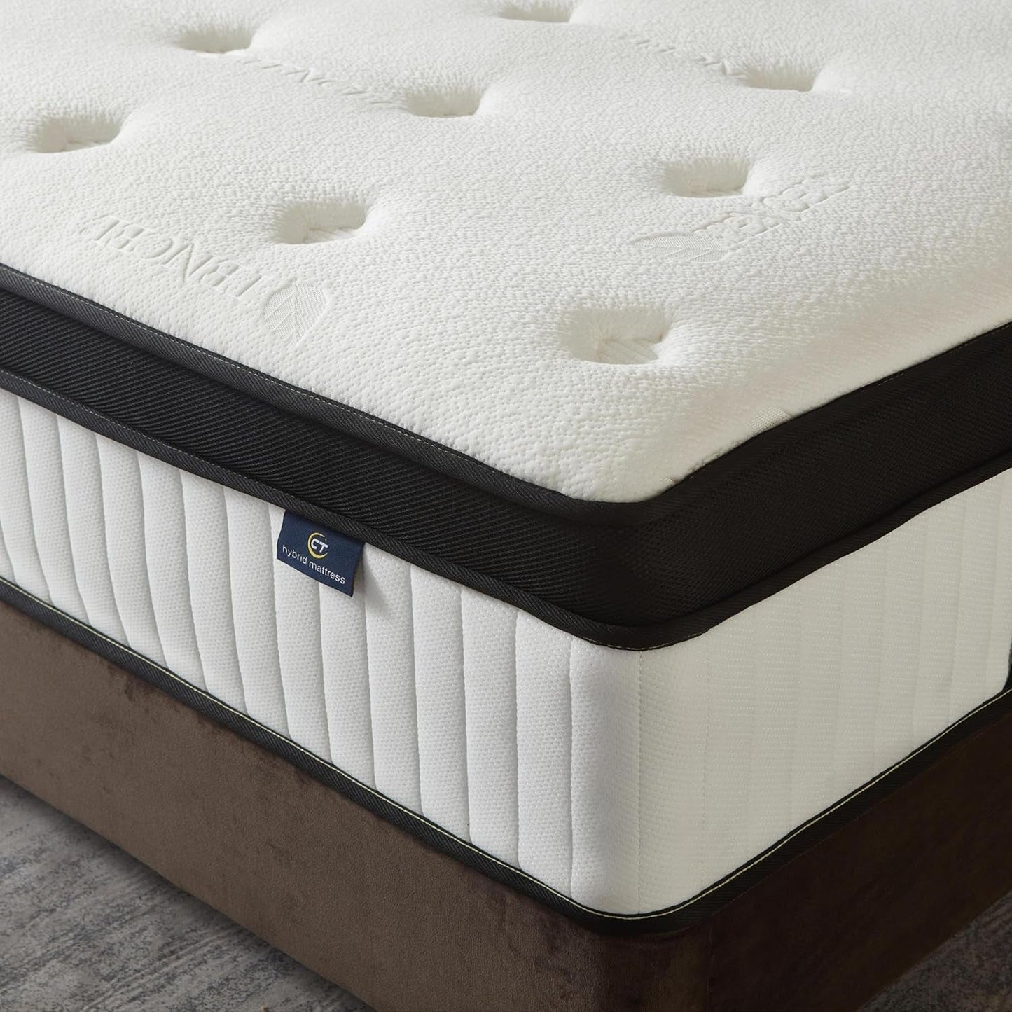 12 Inch Hybrid Mattress Soft Breathable Medium Firm Feel-0