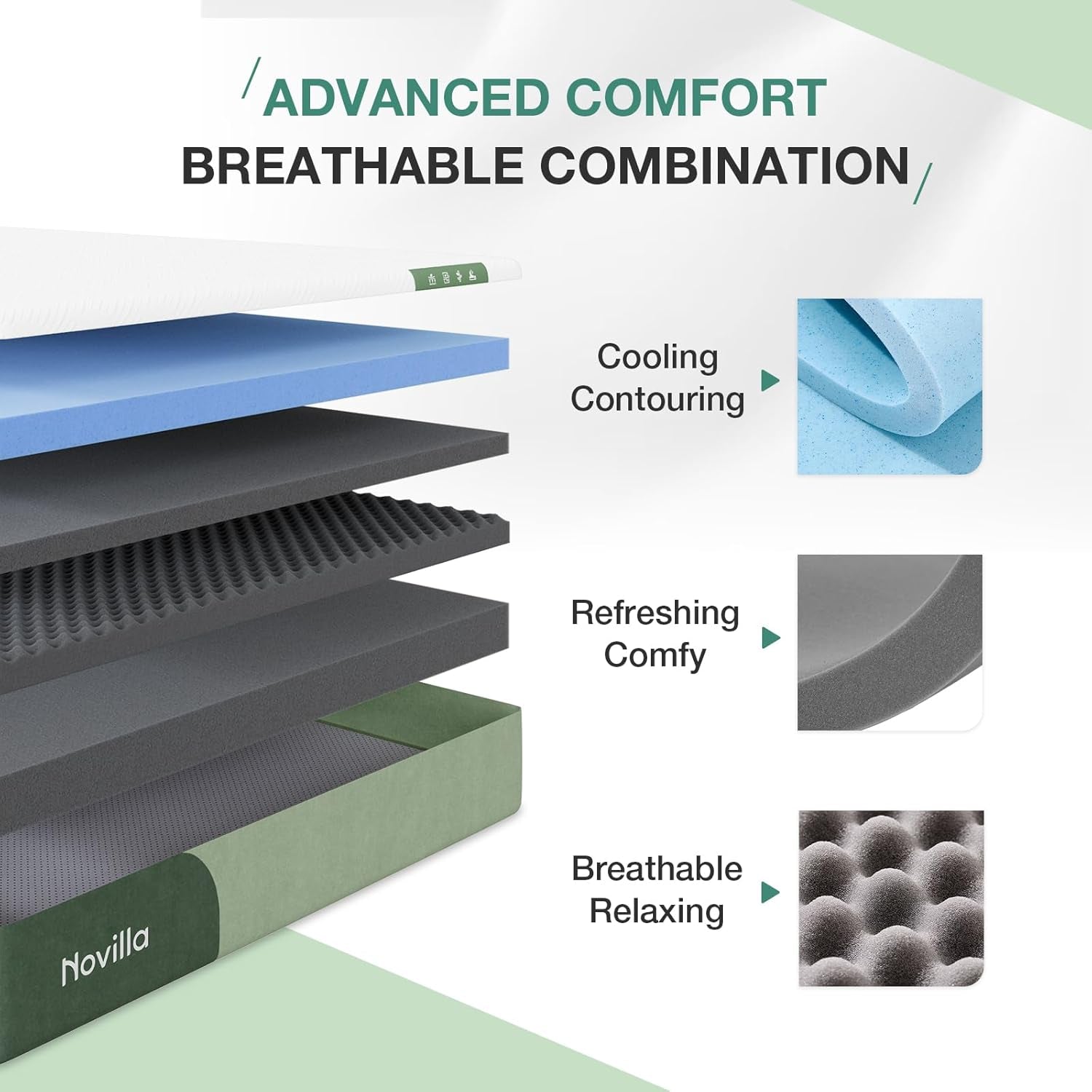 10 Inch Queen Memory Foam Mattress for Comfort Relief-1