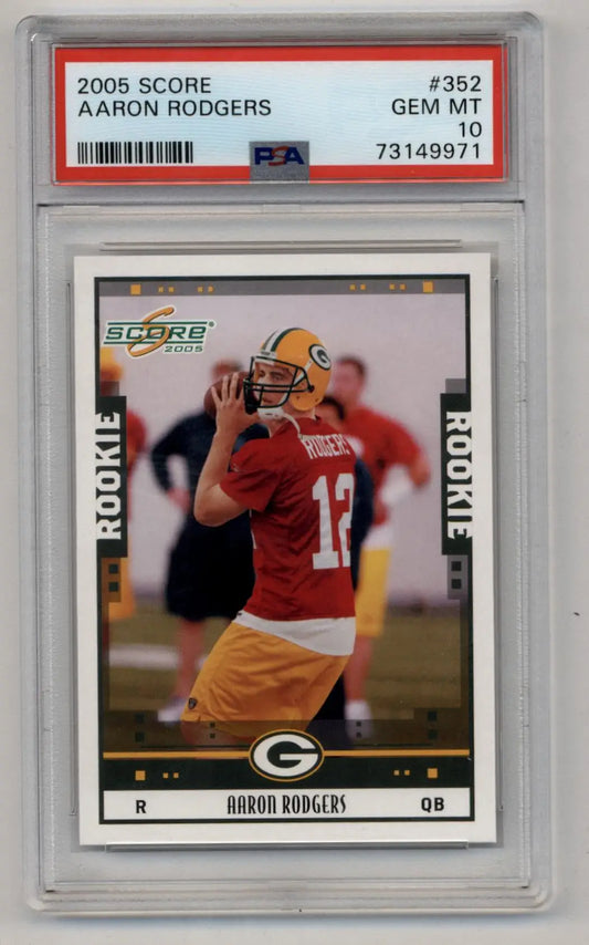Aaron Rodgers 2005 Score #352 PSA 10 Gem Mint - Singles