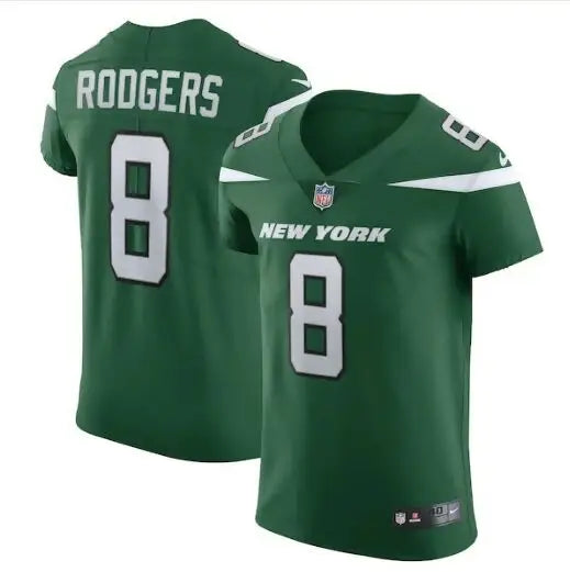 Green Aaron Rodgers New York Jets Nike Alternate Vapor F.U.S.E. Elite Jersey