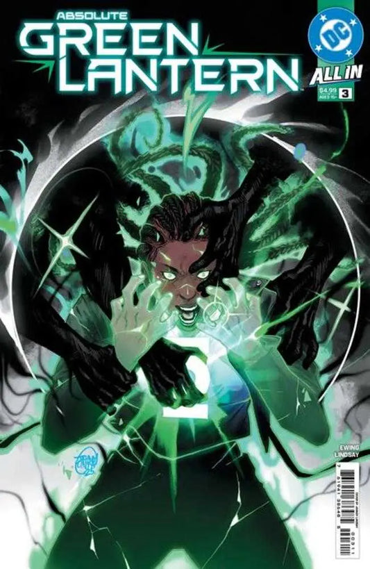 Absolute Green Lantern comic book cover featuring Hal Jordan by Jahnoy Lindsay