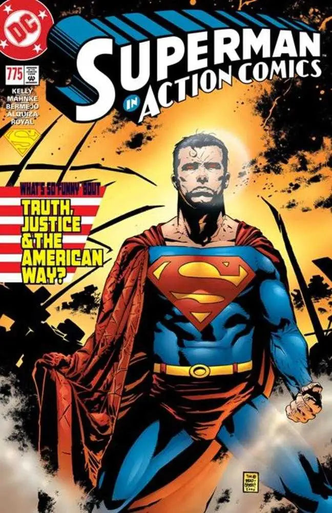 Superman comic book featuring Manchester Black, Tim Bradstreet foil cover in Action Comics