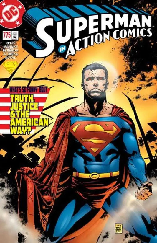 Superman comic book featuring Manchester Black, Tim Bradstreet foil cover in Action Comics