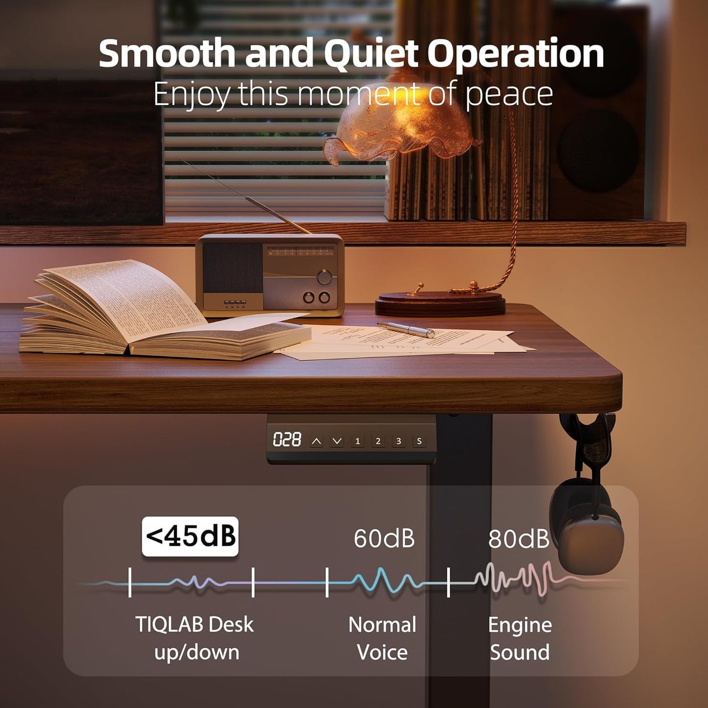 Adjustable Electric Standing Desk for Home Office Use-4