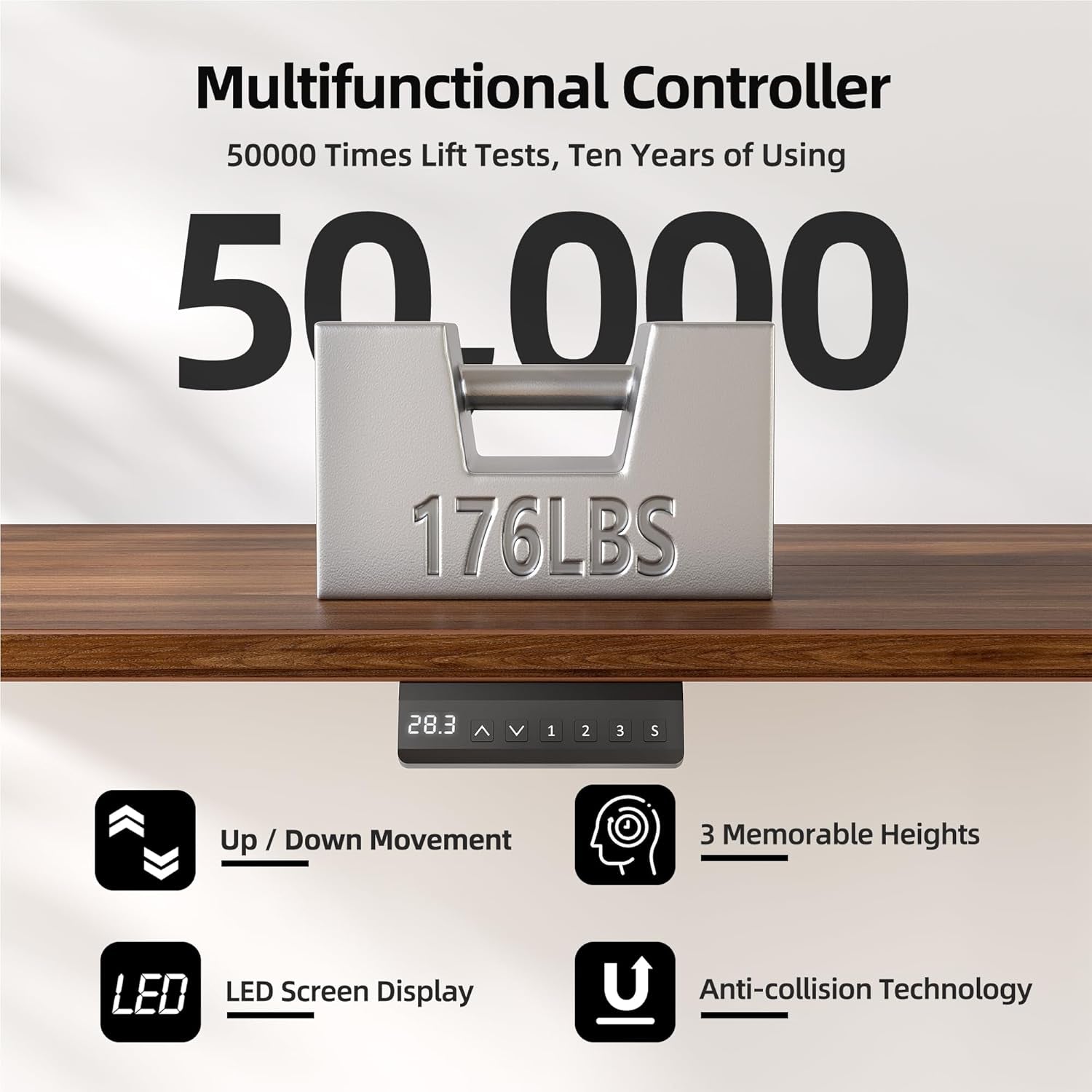 Adjustable Electric Standing Desk for Home Office Use-3