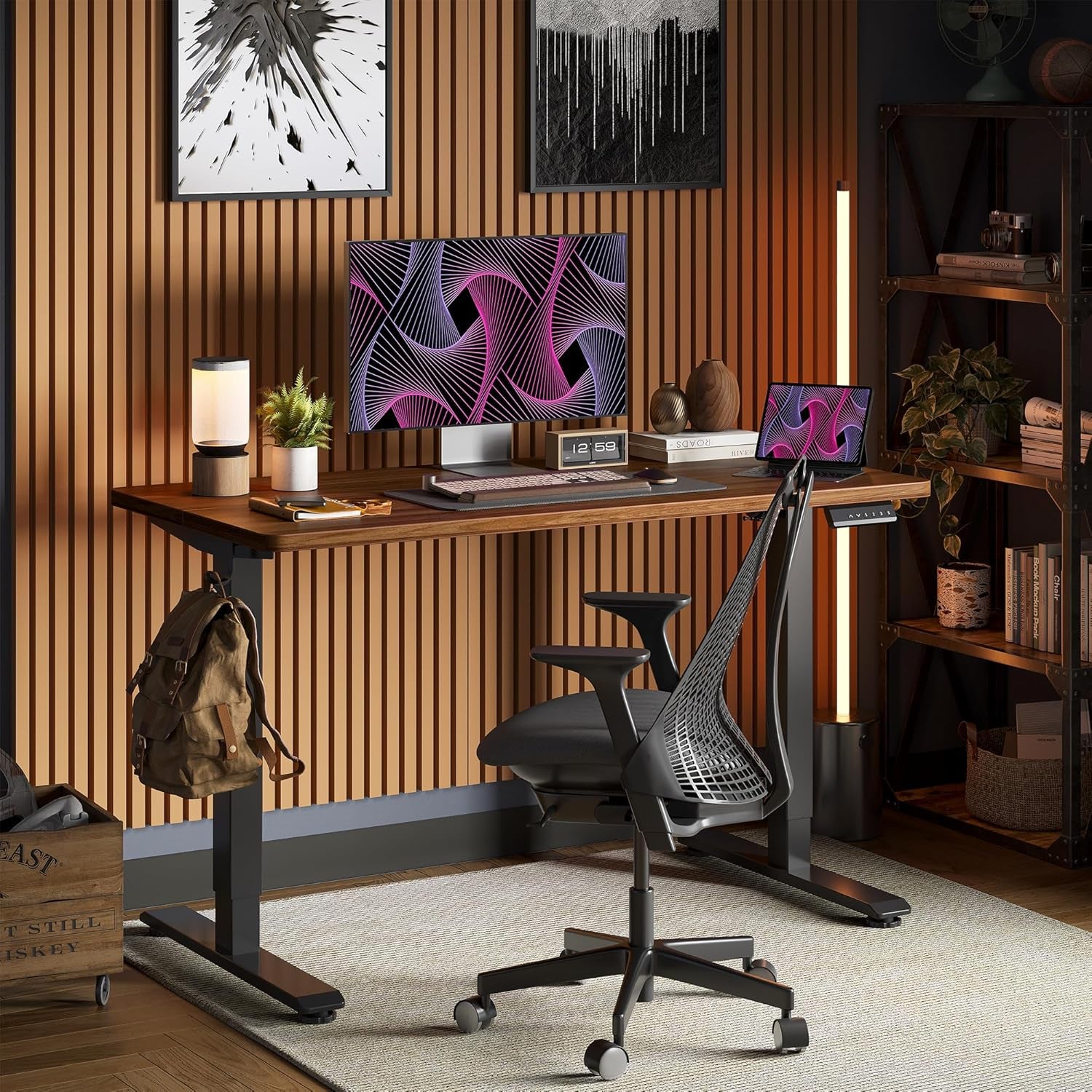 Adjustable Electric Standing Desk for Home Office Use-1