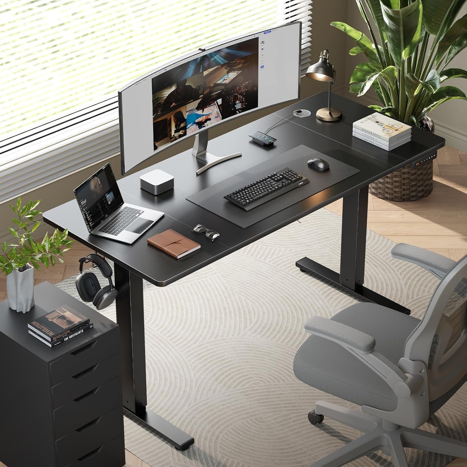 Adjustable Electric Standing Desk with Memory Presets-1