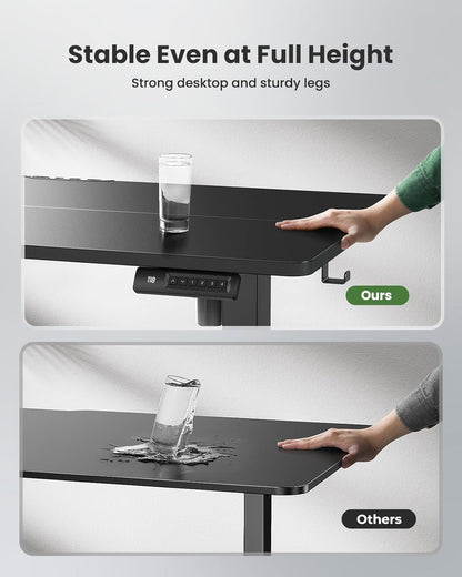 Adjustable Height Electric Standing Desk with Memory Presets-3
