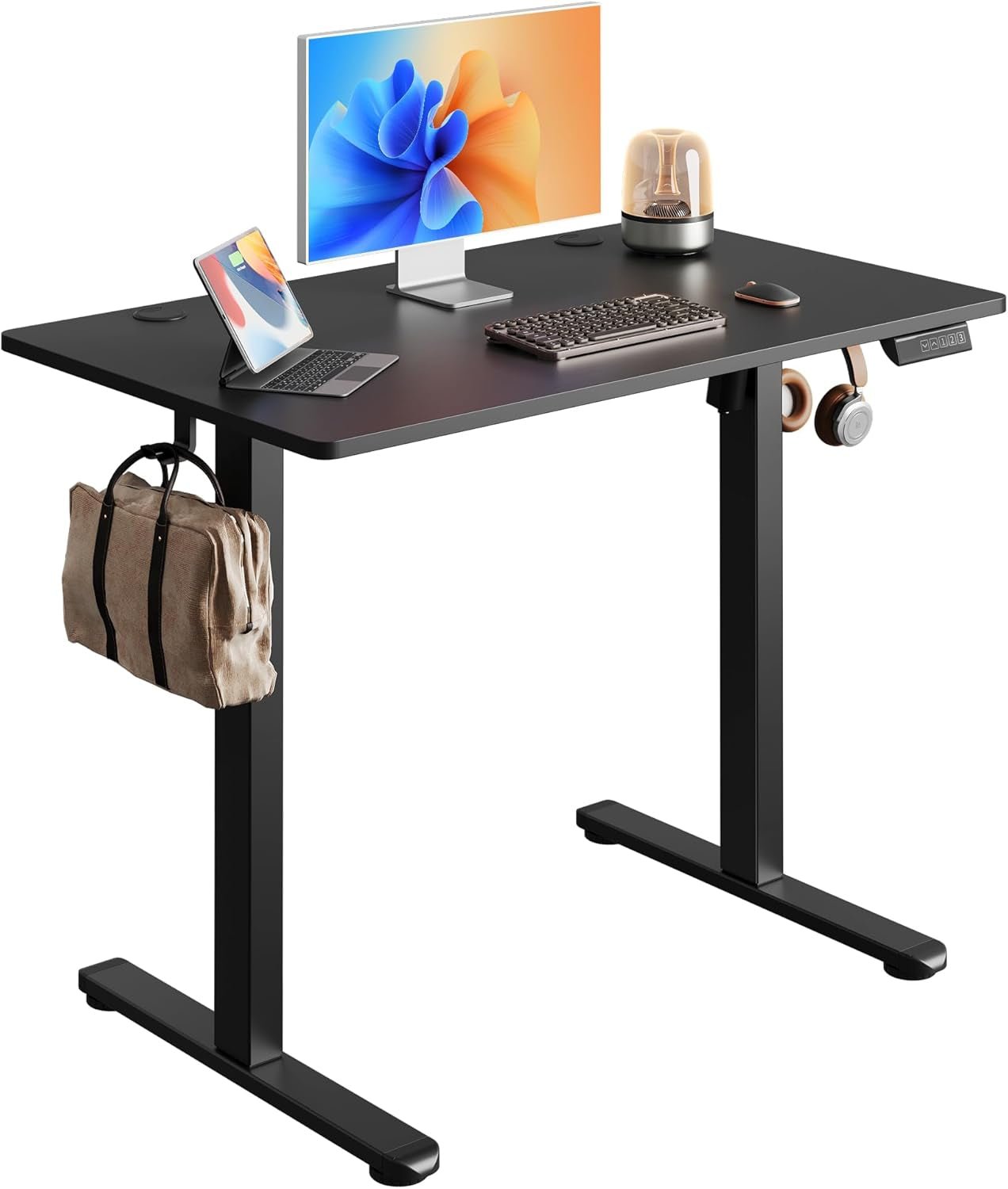 Adjustable Height Electric Standing Desk with Memory Settings-0