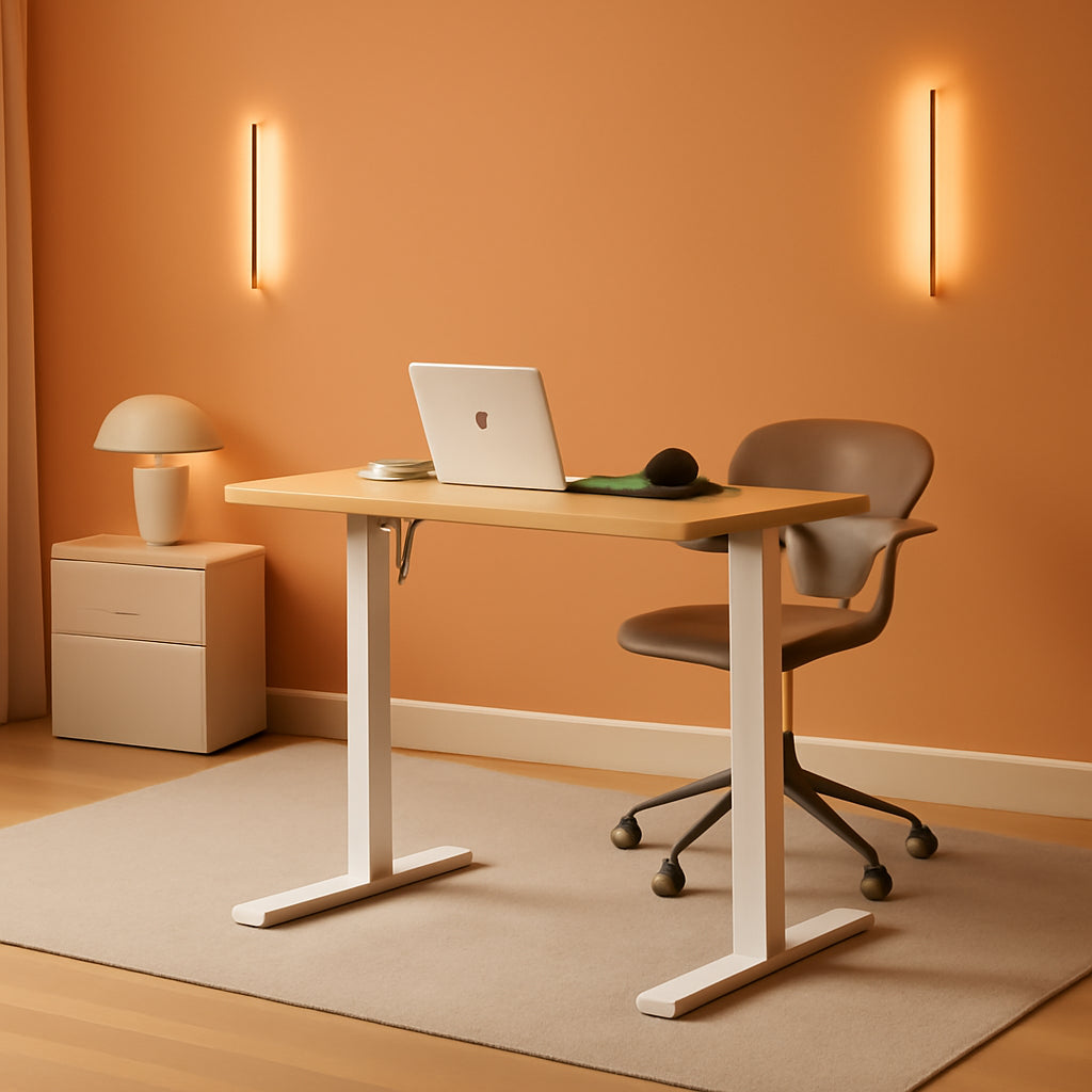 Adjustable Height Electric Standing Desk with Memory Settings-0