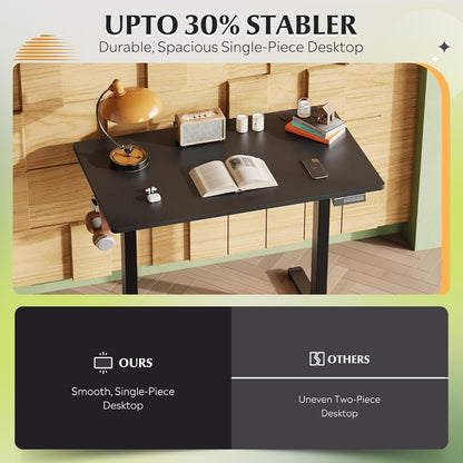 Adjustable Height Electric Standing Desk with Memory Settings-3