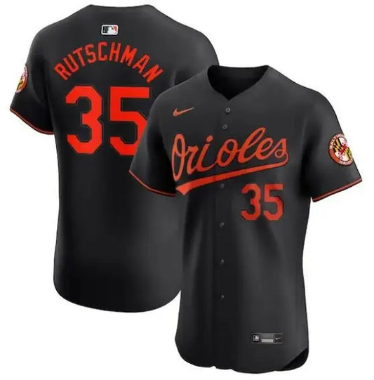 Black Adley Rutschman Baltimore Orioles Nike Alternate Elite Player Jersey for baseball