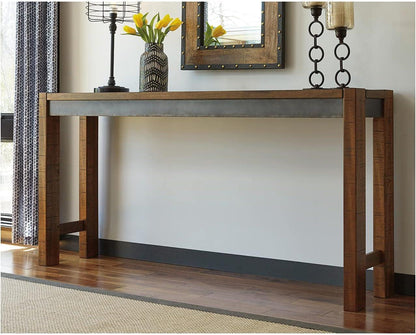 Torjin Urban Counter Height Dining Table Two Tone Brown-1