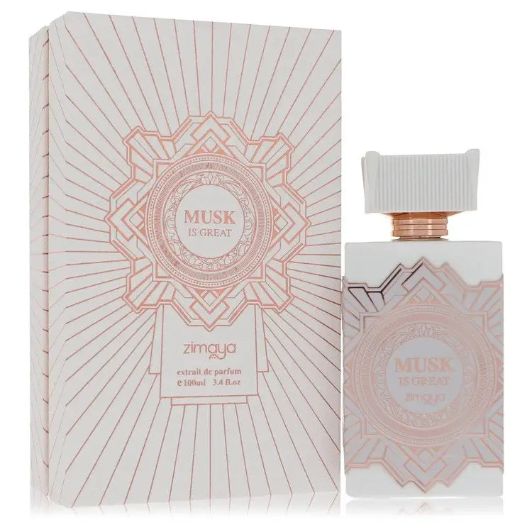 Afnan Musk is Great by Afnan - Extrait De Parfum Spray (Unisex) 3.4 oz - Women / Medium - Extrait De Parfum Spray