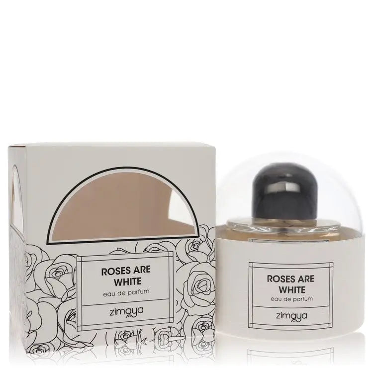 Afnan Zimaya Roses Are White by Afnan - Eau De Parfum Spray (Unisex) 3.4 oz - Women / Medium - Eau De Parfum Spray