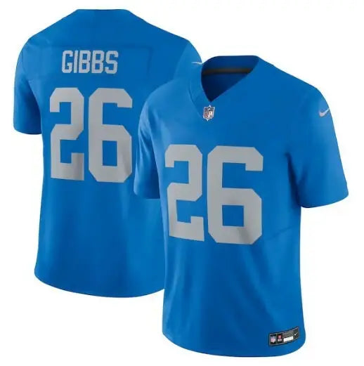 Blue Detroit Lions Nike Vapor F.U.S.E. Alternate Limited Jersey with number 26