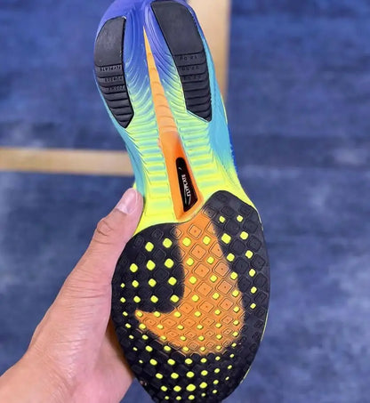 Vibrant Air Zoom Alphafly Next Vaporfly 3 Green Volt sole with textured grip and cushioning for fast shipping