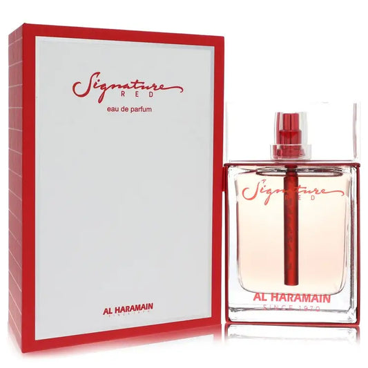 Al Haramain Signature Red by Al Haramain - Eau De Parfum Spray 3.4 oz - Women / Medium - Eau De Parfum Spray 3.4 oz