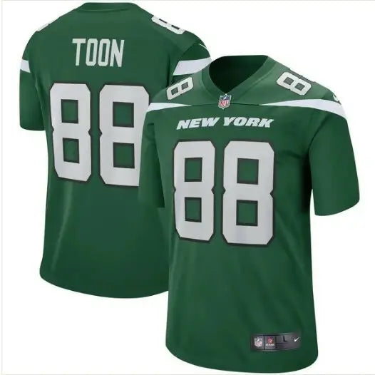 Green New York Jets Nike Game Retired Player Jersey with number 88 for Jets Nike Game fans