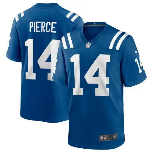 Blue Alec Pierce Indianapolis Colts Nike Indiana Nights Alternate Game Jersey with PIERCE 14