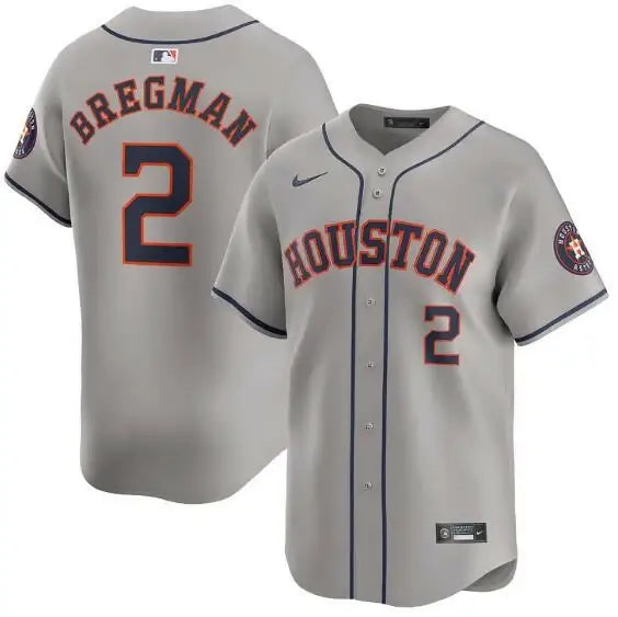 Gray Houston Astros Alex Bregman Nike Home Limited Player Baseball Jersey