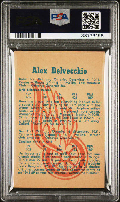 Alex Delvecchio 1960 Parkhurst #26 PSA 5 Excellent - Singles