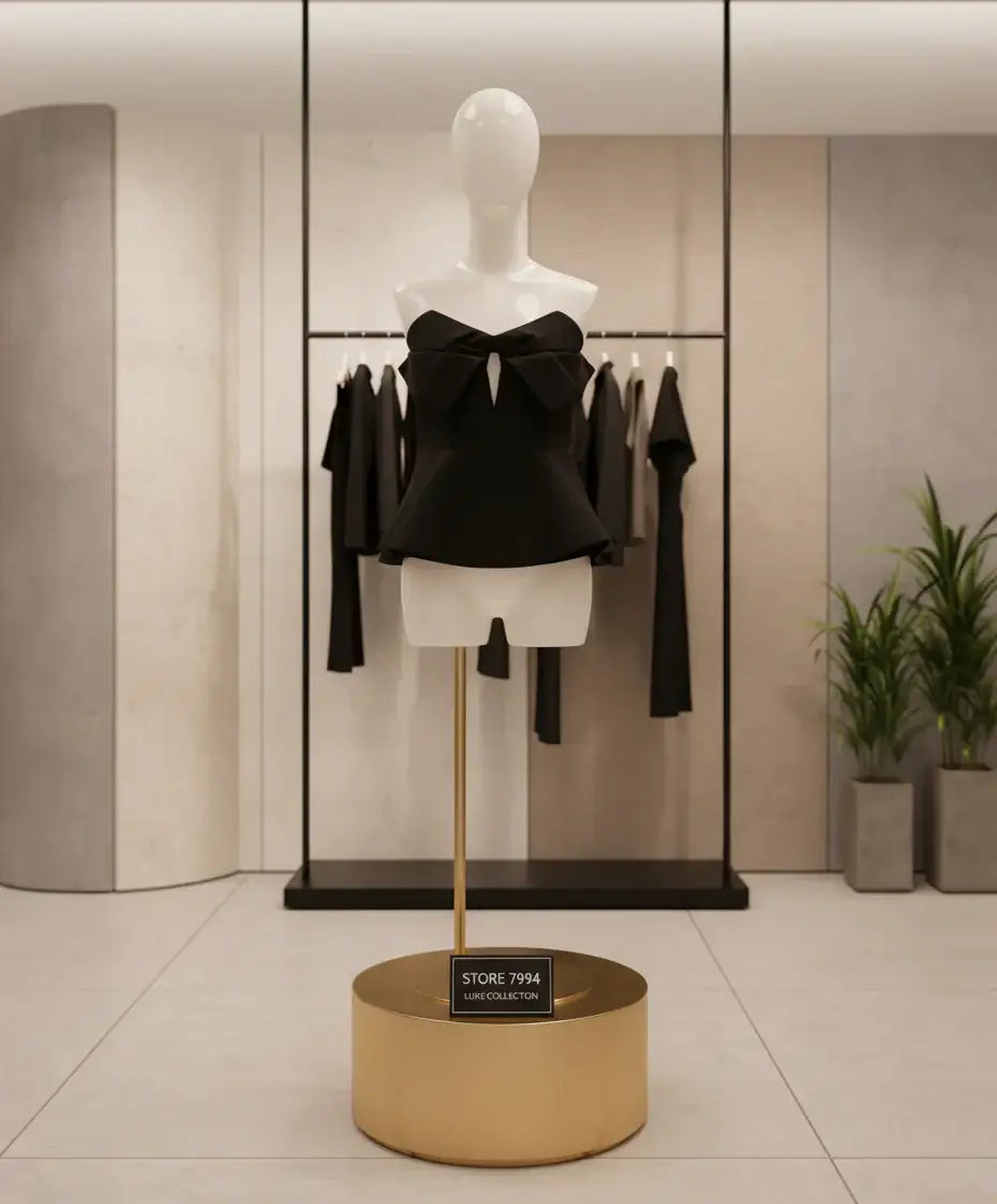 Alexander McQueen Sleeveless Corset Top – Sculpted Elegance | STORE 7994 - IT40 | M - Corset