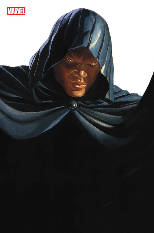 All New Venom #10 Alex Ross Timeless featuring a mysterious hooded figure with Mary Jane Watson