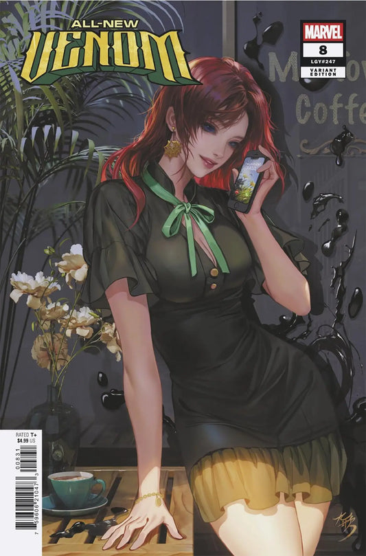 All-New Venom #8 Fanyang Venom Variant comic book front cover showcasing Venom Variant art