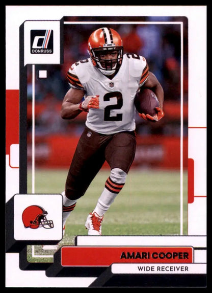 Amari Cooper football card from 2022 Donruss Cleveland Browns product