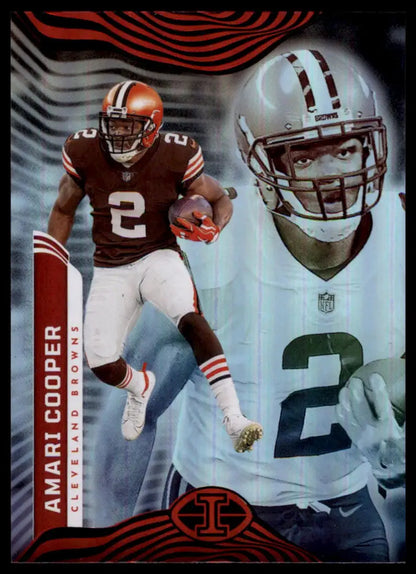 Amari Cooper football card from Panini Illusions 2022 Cleveland Browns product