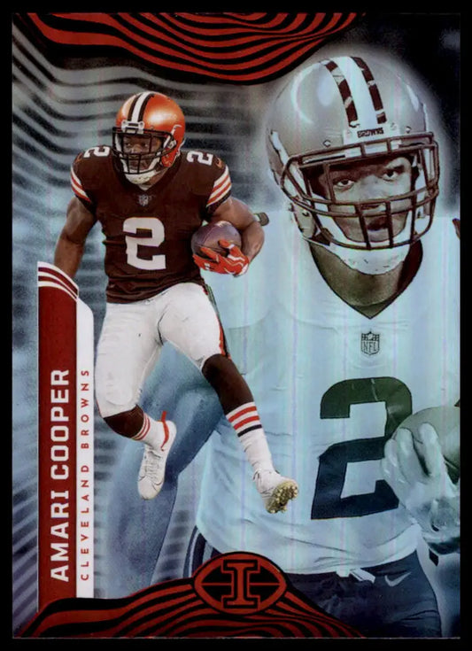 Amari Cooper football card from Panini Illusions 2022 Cleveland Browns product
