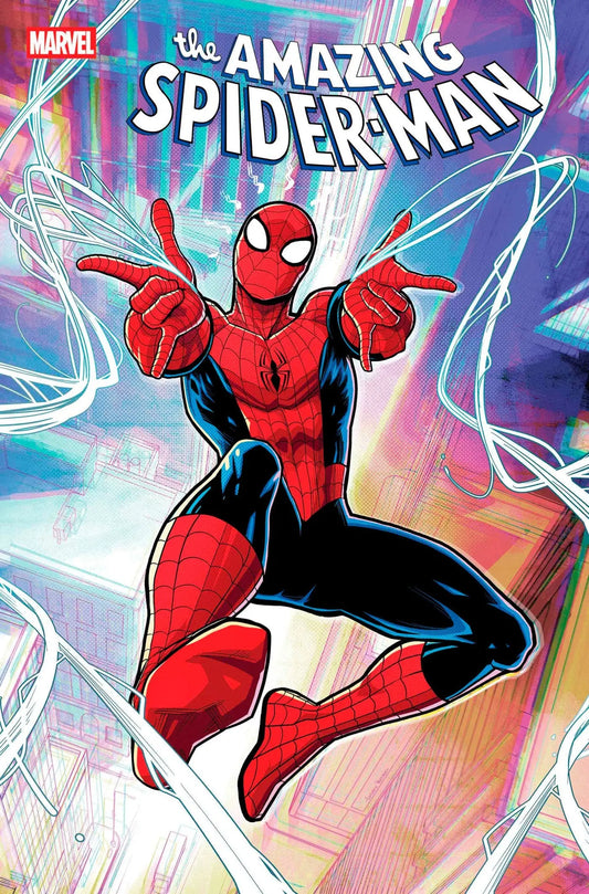 Spider-Man comic book cover featuring the Amazing Spider-Man Luciano Vecchio Variant artwork