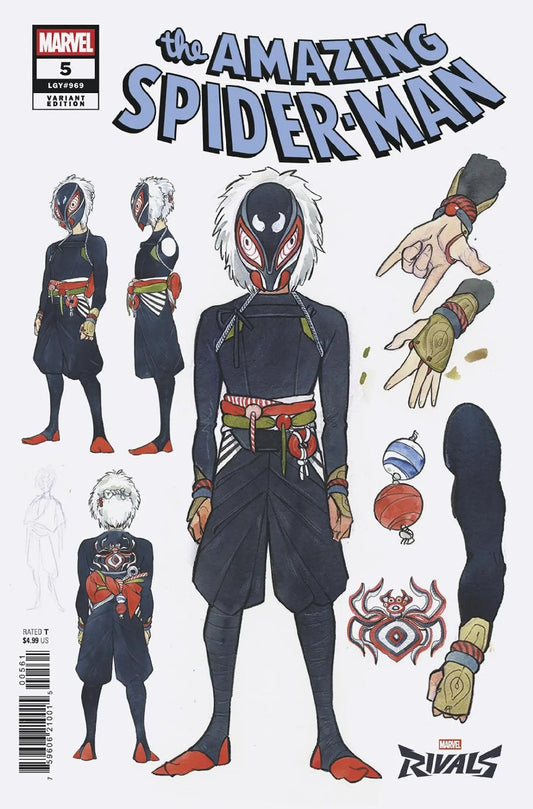 Amazing Spider-Man comic book Marvel Rivals Variant featuring Peach Momoko Marvel art
