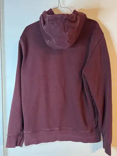 American Eagle Hoodie maroon hooded sweatshirt for casual style and comfort