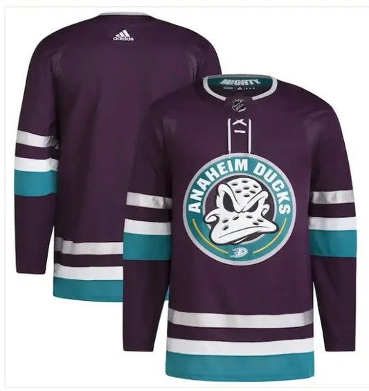 Anaheim Ducks 30th Anniversary Primegreen Authentic Purple Hockey Jersey