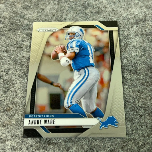 Football trading card featuring Andre Ware Detroit Lions player from the 2024 set