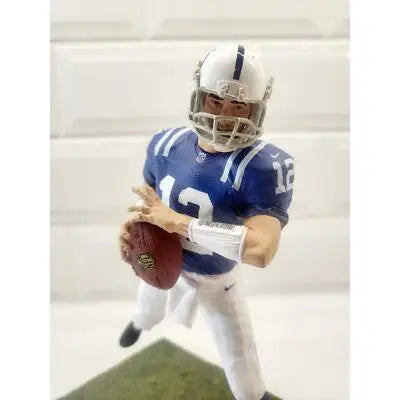 Football player figurine from McFarlane NFL Series 30 featuring Andrew Luck Indianapolis Colts