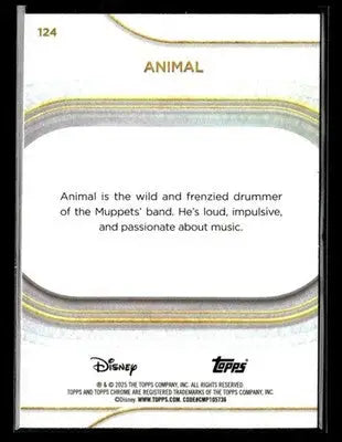 ? Animal — 2025 Topps Chrome Disney #124 ? - Trading Card